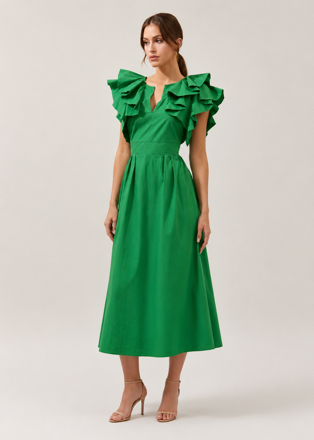 Emerald Ruffle