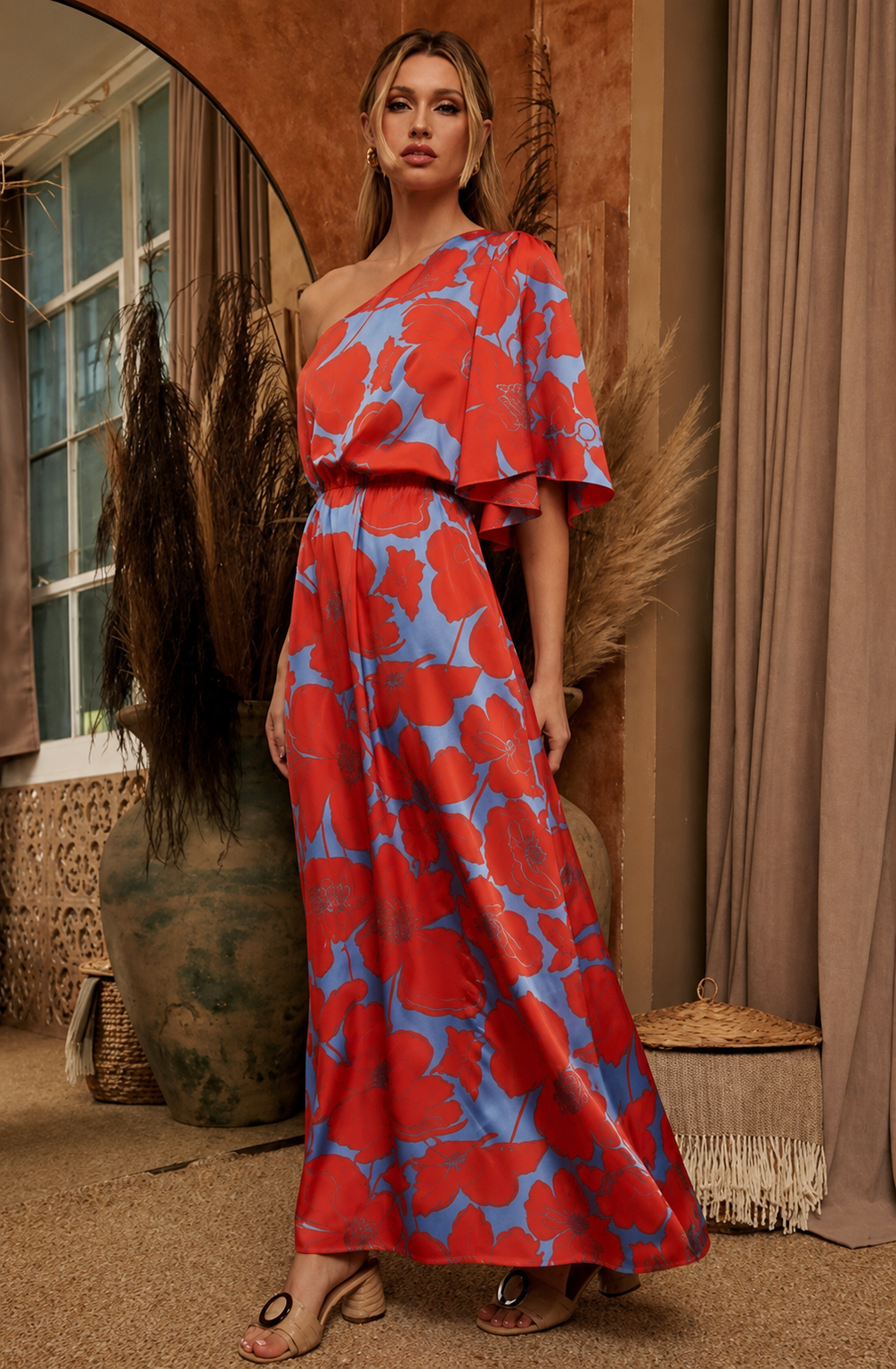 Coral Mirage Dress